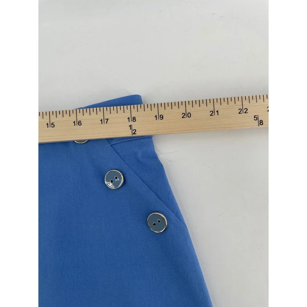 Rafaella Comfort Skort Womens XL Blue Travel‎ Nautical Preppy Stretch Mini Skirt